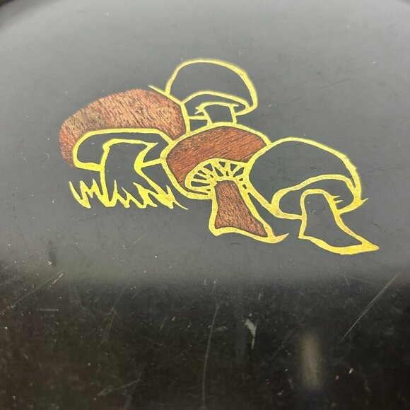 Couroc of Monterey MCM Mushroom Tray Mid Century Modern 10-1/2” - Picture 3 of 8